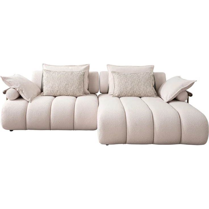 Sitzgruppe/Sofa Set - Wohnzimmergarnitur "Luccani" 3 Sitzer + Ecksofa + Mittelkonsole +1 Sitzer-White/Mintgrün – Bild 10