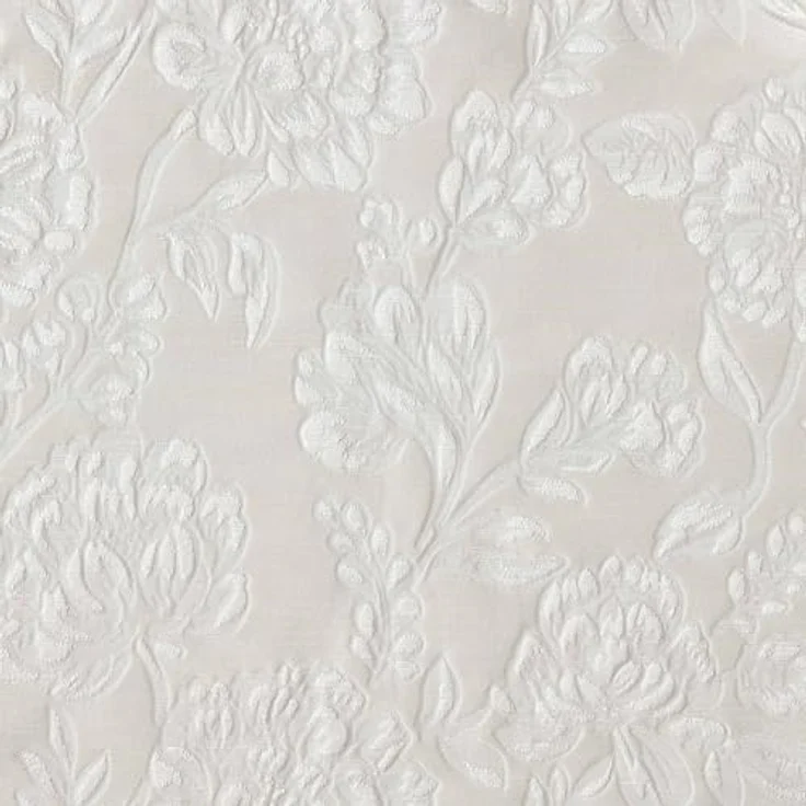 Laura Ashley Annaleigh Tischdecke, Jacquard-Stoff, knitterfrei, für Esszimmer, Urlaub, Party, Hochzeit oder Bankett, 152,4x259,1 cm, Elfenbeinfarben – Bild 6