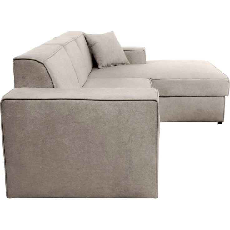 Beautysofa Ecksofa PEDRO L mit oder ohne Schlaffunktion, Auswahl der Seite (links/rechts), stilvoll & bequem für jedes Wohnzimmer – Bild 3