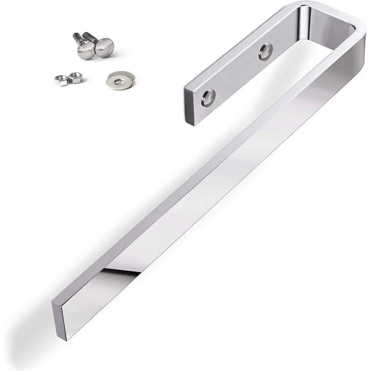 SO-TECH® Handtuchstange PELI Länge 325 mm für Schrankmontage, Aluminium massiv, Handtuchreling Handtuchstange / verschiedene Oberflächen – Bild 1