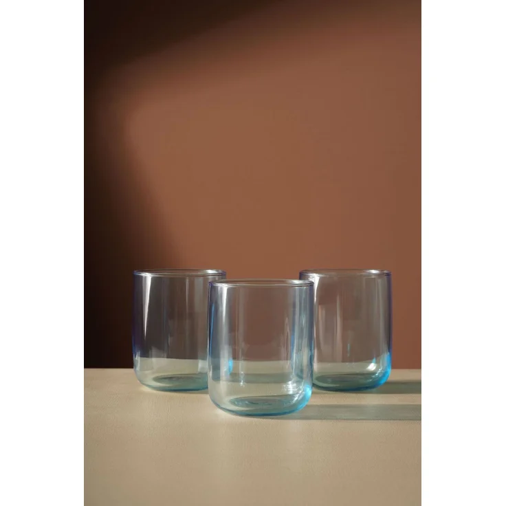 Hermia Concept 'F10000059' Gläser-Set (6-teilig), Türkis, 6,7 x 6,7 x 9 cm, 280 ml – Bild 3
