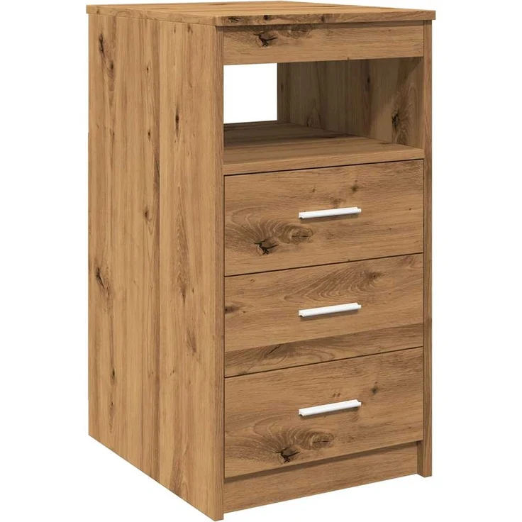 vidaXL Schubladenschrank Artisan-Eiche 40x50x76 cm Holzwerkstoff 856005 – Bild 1