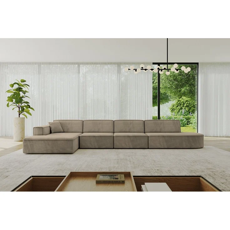 ALTDECOR Ecksofa IREA-L3-v4, Sofa Praktische Bequeme Funktionsecke Couch L-Form Eckcouch, Corner Sofa L-Form Vielseitige Sofa Wohnlandschaft Wohnzimmer – Bild 5