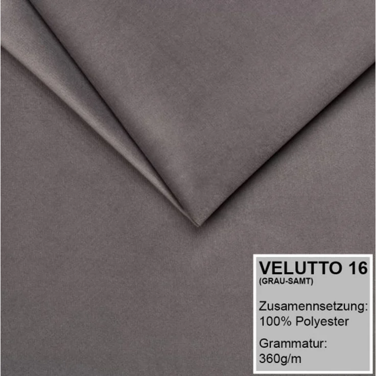Polsterbett LISI 120x200 mit Matratze, Bettkasten und Lattenrost. Farbe: Grau 16 – Bild 3