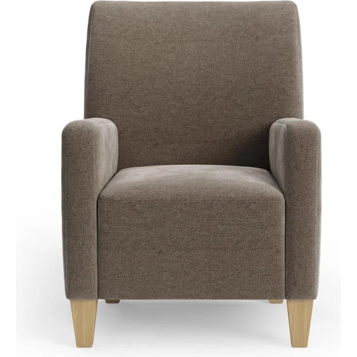 Cavadore Sessel Vida / Polstersessel im trendigen Design / 74 x 93 x 81 / Mikrofaser, Graubraun – Bild 6