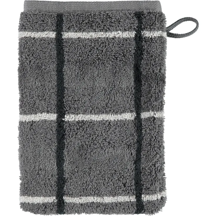Cawö Handtücher Noblesse Square 1079 77 Anthrazit 16 x 22 cm