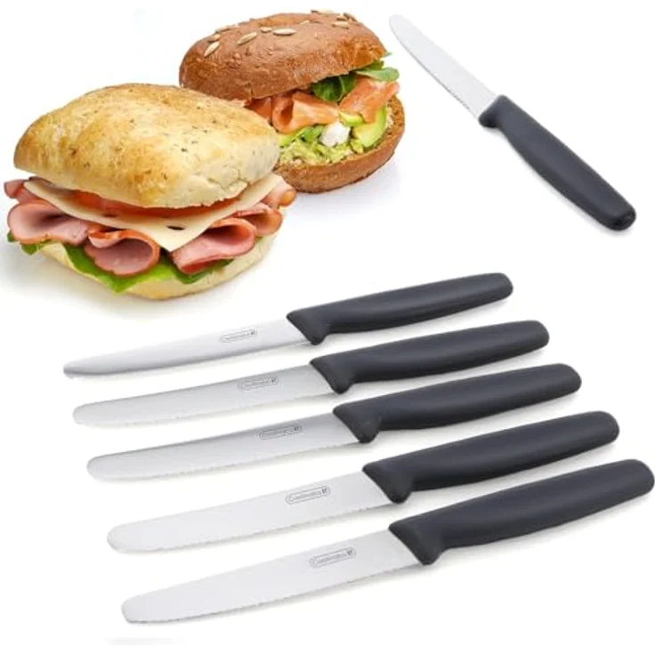 Coolinato Tafelmesser Set Allzweckmesser (6 Stück), extra scharf – Bild 9