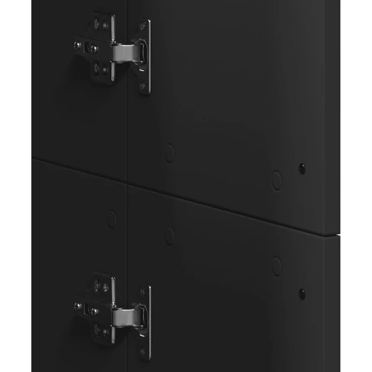 vidaXL Highboard Schwarz 60x35x180 cm Holzwerkstoff 3276666 – Bild 8