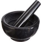 Küchenprofi Mörser 12cm Marmor schwarz