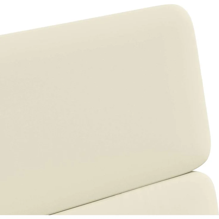 vidaXL Esszimmerstühle mit Rollen 2 pcs Creme 58 x 65 x 98 cm 42017884 – Bild 7