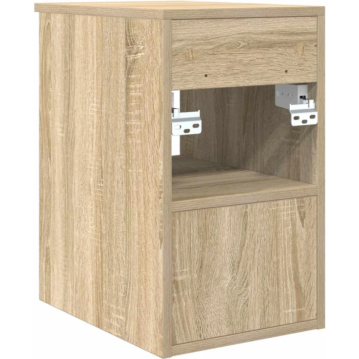 vidaXL Badezimmerschrank Sonoma-Eiche 30 x 44,5 x 50 cm Holzwerkstoff 890352 – Bild 6