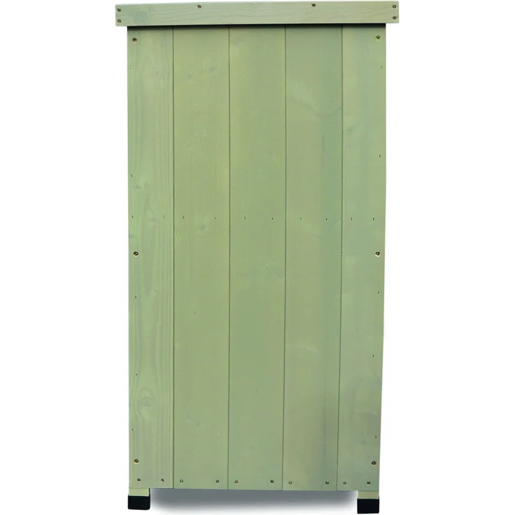 HABAU Gartenschrank "Kompakt" aus Holz, Grau, 45 x 45 x 91 cm – Bild 3