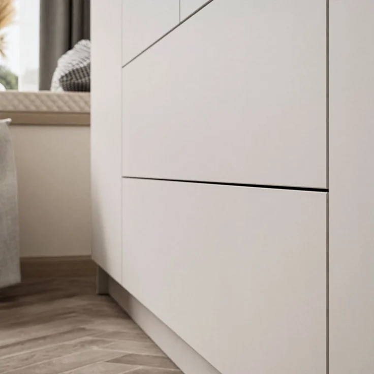 Lookway Kleiderschrank AURORA 4D2SZ KASCHMIR mit Schubladen Breite: 200 cm – Bild 3