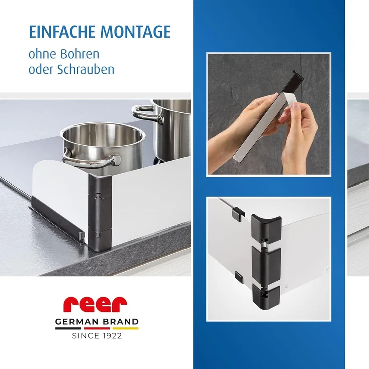 reer Herdschutzgitter Basic, ausziehbar 55-61 cm Silber, 20058 – Bild 6