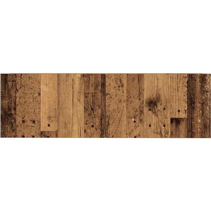 vidaXL 7-tlg. TV-Schrank-Set Wandmontage Altholz-Optik Holzwerkstoff 3329213 – Bild 8