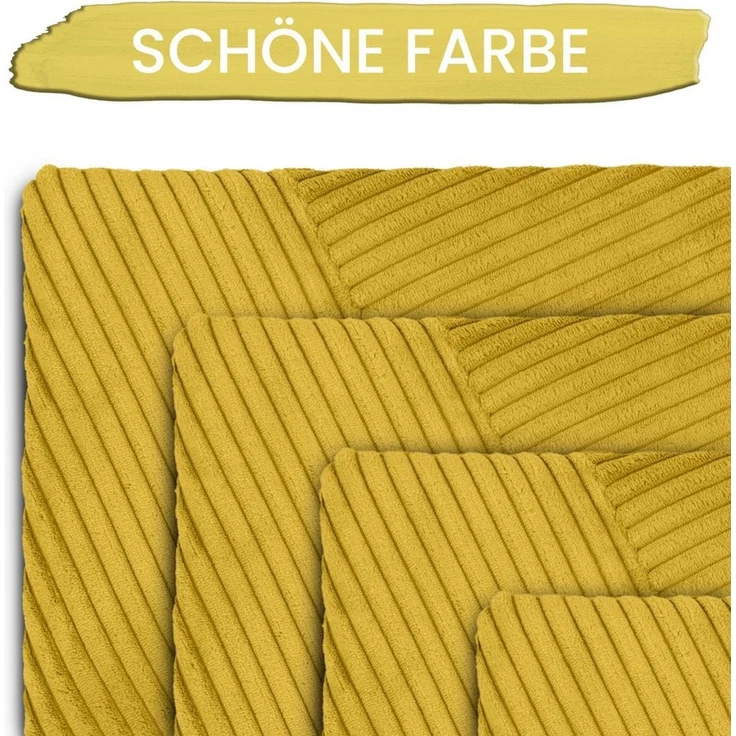 Amilian Kissenhüllen - 4er Set Kissenbezug, Kissenbezüge - Zierkissenbezüge, (4 Stück), 40x40 cm, Kissenhülle für Sofakissen, Dekokissen, Zierkissen, Kissen – Bild 1