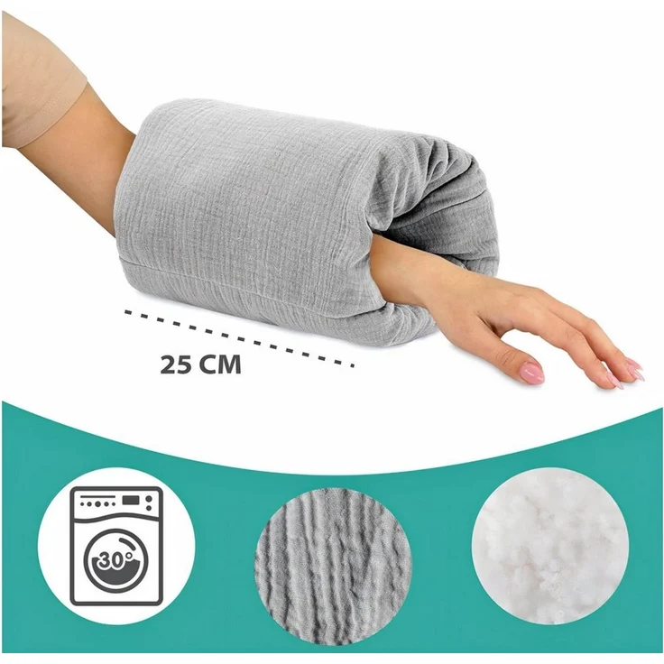 Totsy Baby Stillkissen klein Breastfeeding Nursing Pillow für unterwegs - Stillmuff Armkissen – Bild 2
