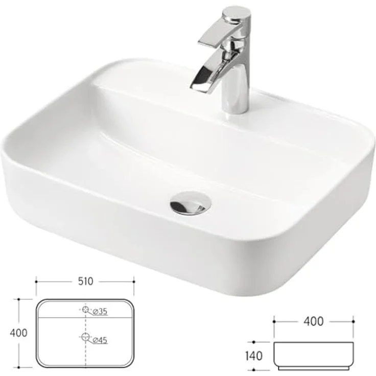 Badmöbel-Set LUTON-56-CRAFT in Wotan Eiche Nb, B/H/T ca. 130/200/46 cm – Bild 6