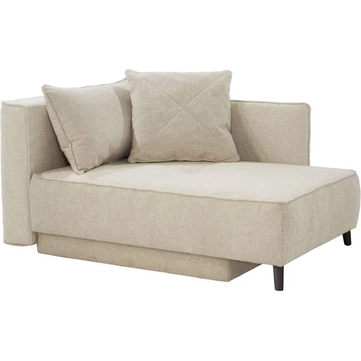 Jockenhöfer Gruppe Recamiere Rex, B: 155 cm, Liegefläche: 88x200 cm, optional mit Topper, mit Schlaffunktion, Bettkasten & Zierkissen, Federkern – Bild 2