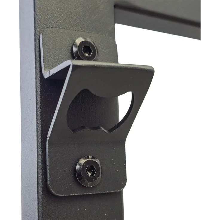 Kastenregal auf Rollen für 4 Getränkekisten Metall Regal 75x32x90 cm mobil – Bild 8