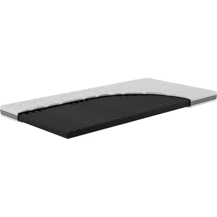 Schwarzwald Schlafsysteme Hn8 Topper "Top Dynamic S", 140 x 200 cm, 7-Zonen-Komfortschaum, feuchtigkeitsregulierender Tencel-Bezug, Höhe ca. 7 cm