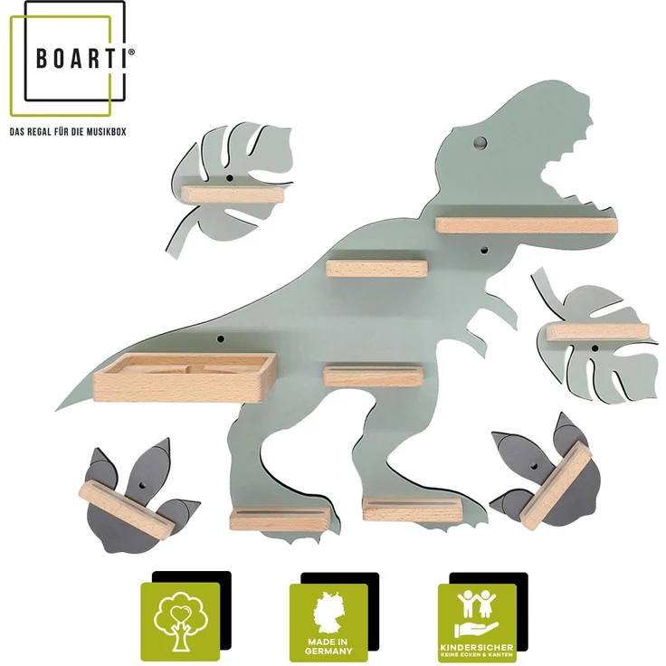 VCM Wandregal BOARTI Regal 920877 Grün H. 44 x B. 53 x T. 19 cm – Bild 5