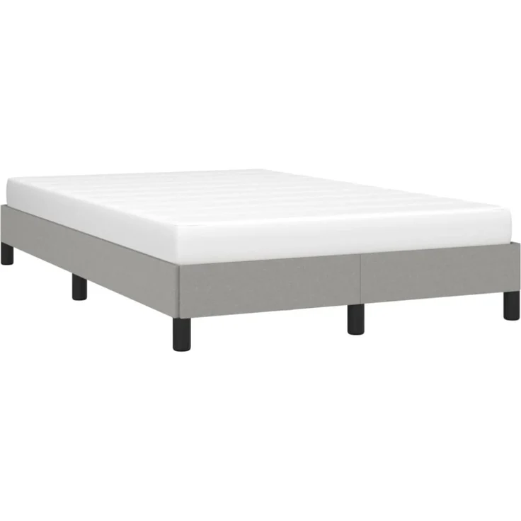 vidaXL Polsterbett, Stoff, 25,0 cm, Hellgrau, 120x190 cm – Bild 6