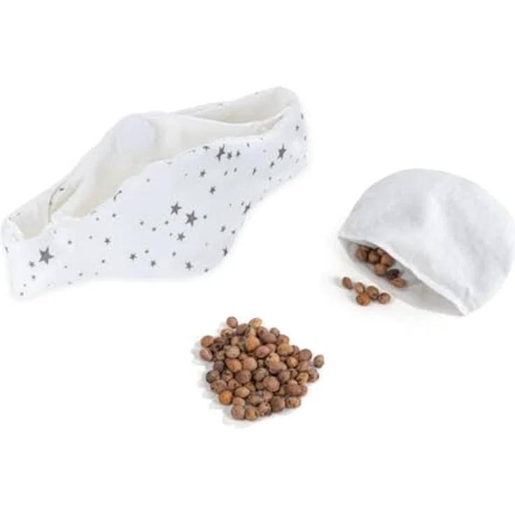 Babyjem Kirschkernkissen - Größenverstellbarer Wärmekissen für Babys - Dinkelkissen ideal geeignet bei Bauchschmerzen & Blähungen - Körnerkissen aus 100% Baumwolle – Bild 1