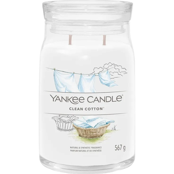 Yankee Candle Duftkerze Signature Clean Cotton 567 g