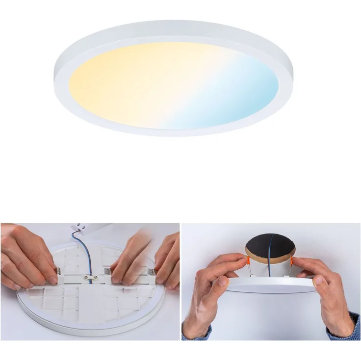 Paulmann No. 93043 Smart Home Zigbee Einbaupanel Areo VariFit TunableWhite 175mm IP44