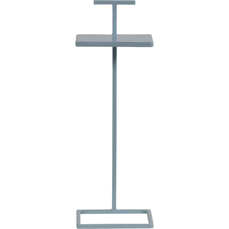 Beistelltisch Toste Metall, modern und quadratisch, hellblau lackiert, 64 x 22 x 22 cm – Bild 3