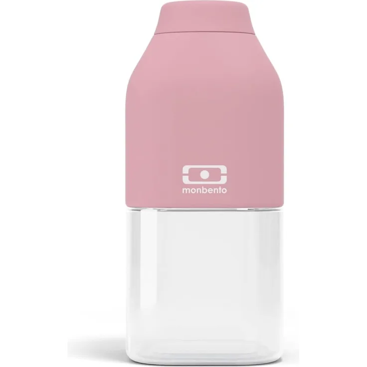 Trinkflasche Monbento S Positive New hellrosa