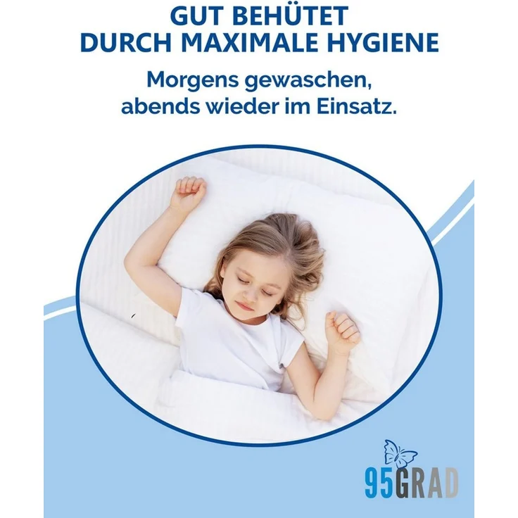 Koru Kids Kinderbettdecke 100x135 cm - waschbar bei 95Grad, Füllung: Polyester, Hergestellt in der EU, OEKO-TEX Standard 100 – Bild 3