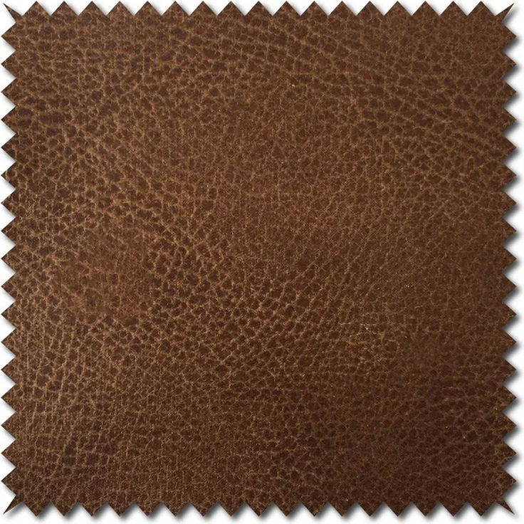 KAWOLA Sofa CELESTE 4-Sitzer mit Hocker Lederfaserstoff cognac 72 x 114 x 302 cm – Bild 7