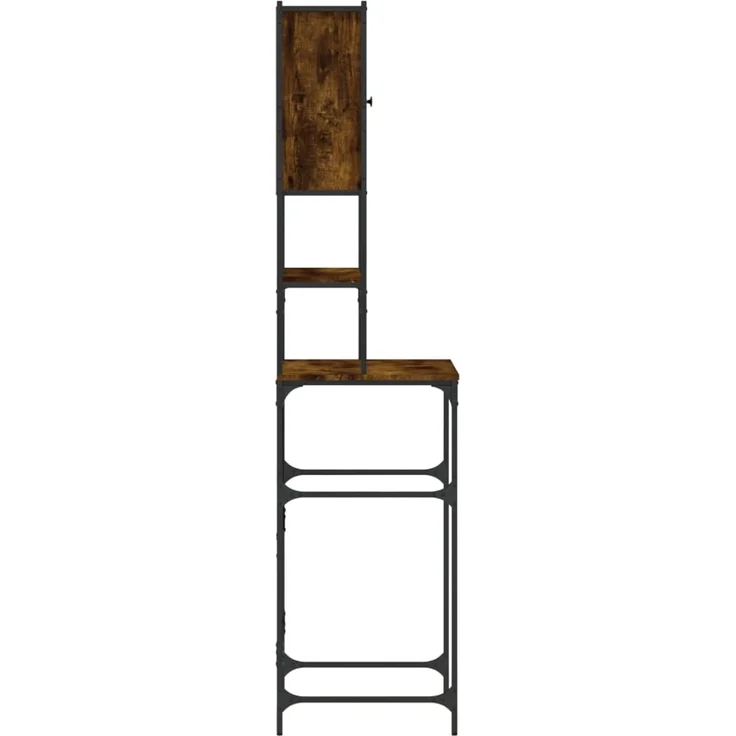 vidaXL Waschmaschinenschrank Räuchereiche 68x48,5x194 cm 838975 – Bild 8