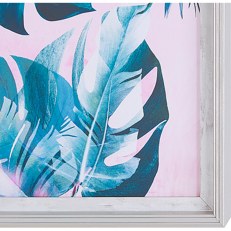 Wandbild mit Rahmen AGENA Blumenmuster 30 x 40 cm Blau – Bild 5