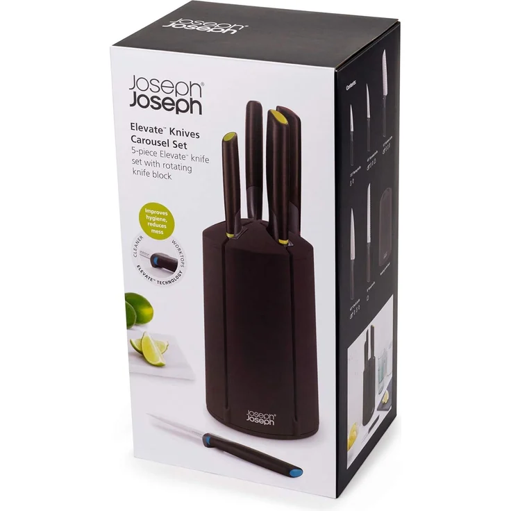 Joseph Joseph Elevate™ Messerkarussell-Set – Mahrfarbig – Bild 10