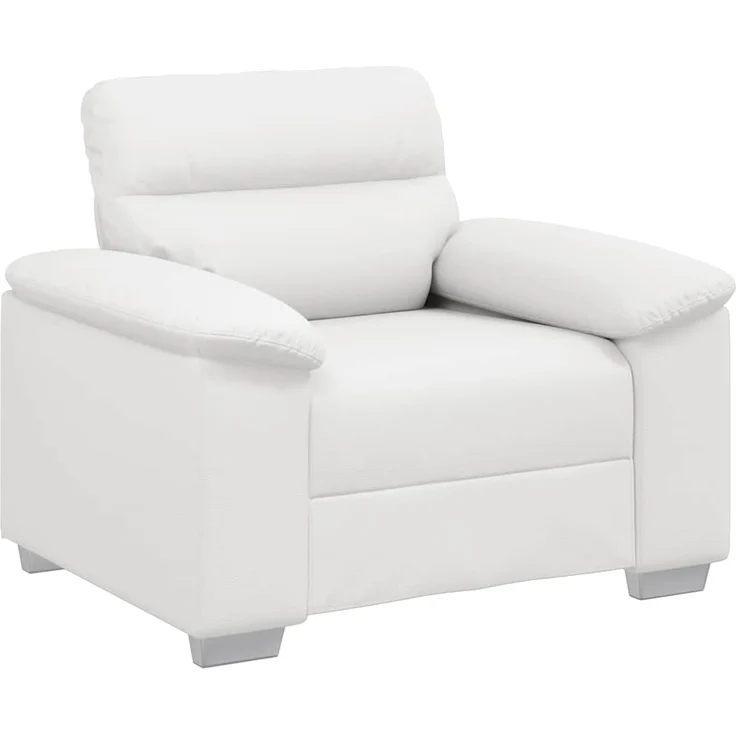vidaXL Sessel Weiß 100x81x84 cm Kunstleder 4105332 – Bild 1