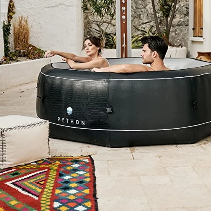 NetSpa Python aufblasbarer Whirlpool für 5-6 Personen achteckig 185 x 185 x 70 cm Outdoor Whirlpool – Bild 6