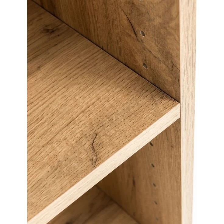 Badezimmer Hängeschrank 30 cm KAHLA-03 mit Baumkantenoptik in Wotan Eiche Nb, B/H/T: ca. 37,5/64/20 cm – Bild 3