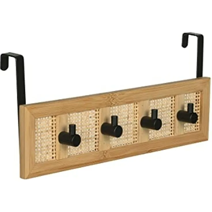 Türhakenleiste ALLEGRE BAMBOO, 4 Haken, WENKO