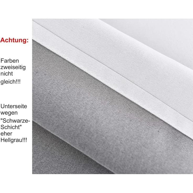 Woltu Gardine (1 St), blickdicht, mit Ösen, 130 g/m², Leichter & weicher – Bild 3