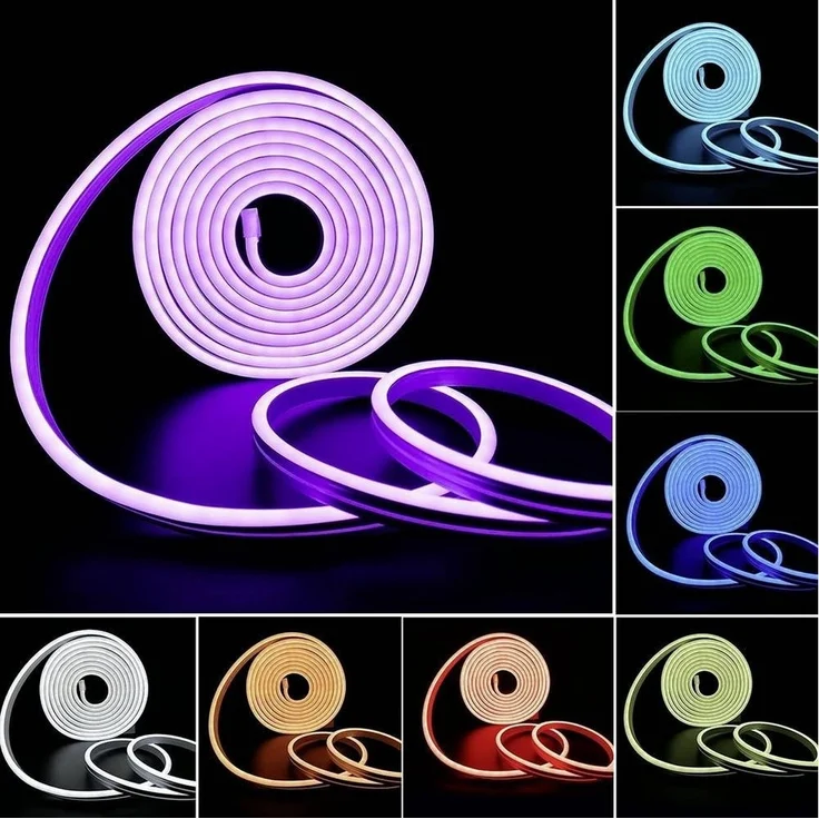 Sygonix LED Stripe LED-Streifen für den Außenbereich SY-4980312, App steuerbar, Leuchtmodi einstellbar, mit Fernbedienung, flexibel – Bild 1