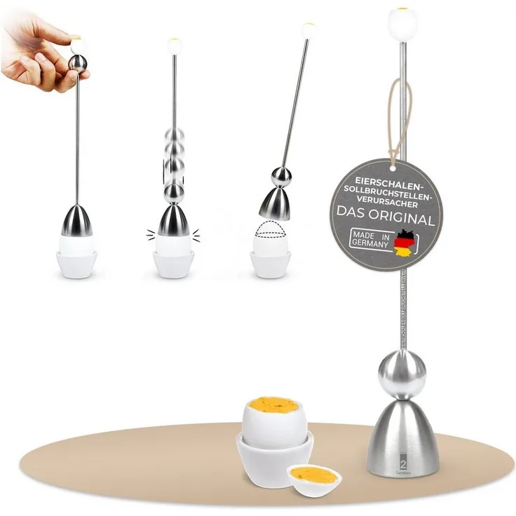 Take2 Germany Eierköpfer Sonderedition Frühstücksei, Eierschalensollbruchstellenverursacher, CLACK - DAS ORIGINAL