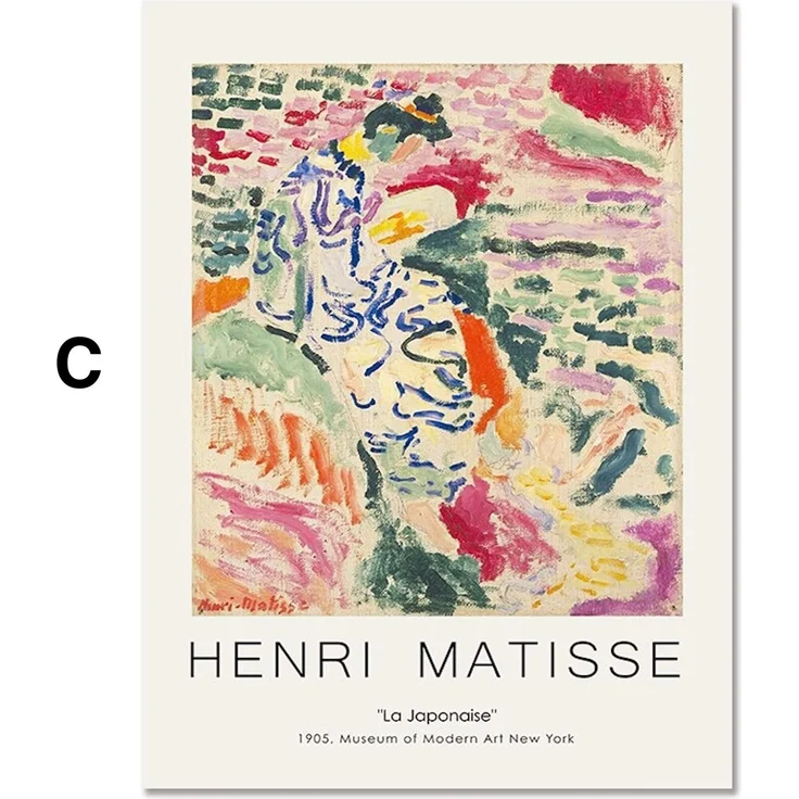 Poster Blumen Markt Tokio Henry Matisse & Keith Haring als Deko Print ohne Rahmen - I / 21 x 30 cm – Bild 5