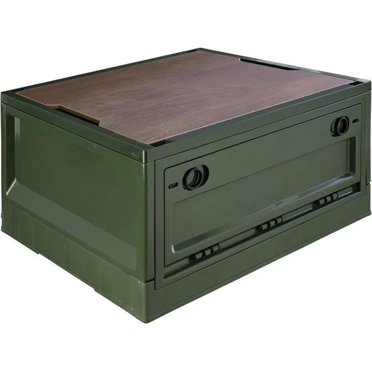 Trucky Faltbox Storage Box 35 L Camping Klappbox Klappkiste faltbar 47x35x24 cm Grün