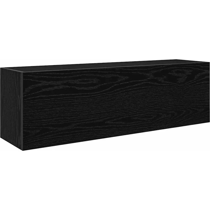 vidaXL Bad-Wandschrank Schwarz 100x25x30 cm Holzwerkstoff 860095 – Bild 2