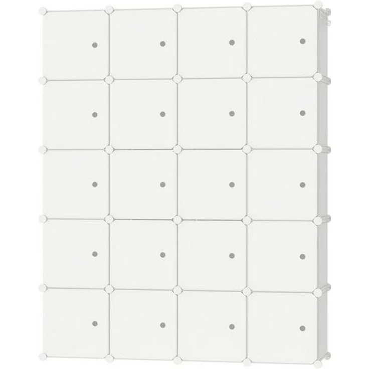 FIVMEN Kleiderschrank DIY Regalsystem Platzsparendes Steckregalsystem – Bild 4