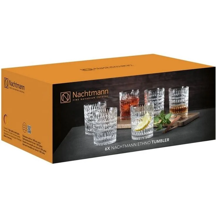 Nachtmann Glas 105397 Ethno, Kristallglas, Kristallglas, spülmaschinenfest, 6-er Set – Bild 3