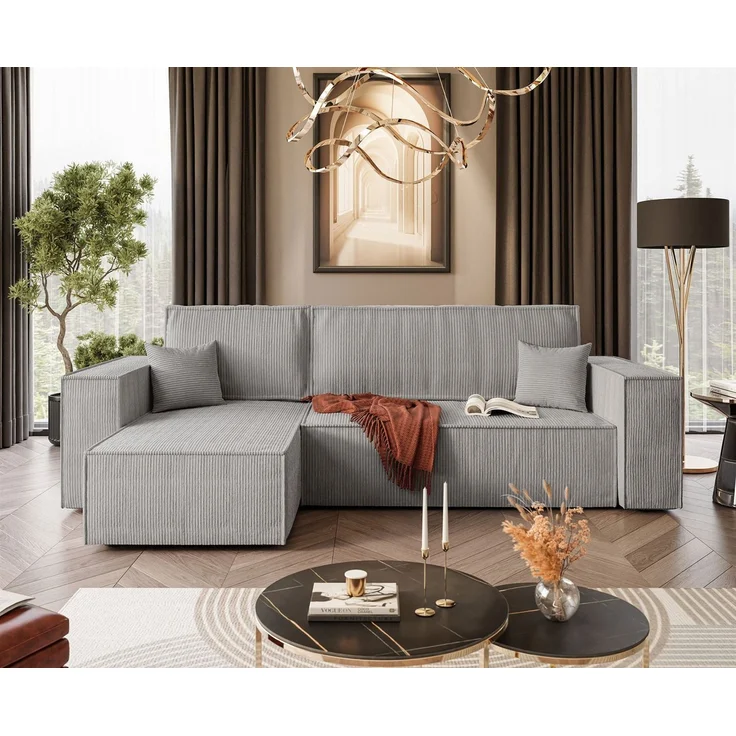 Lookway Ecksofa Gepolstertes CARLOS L-Form, Schlaffunktion – Bild 5
